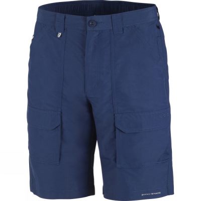 Pantalones Cortos Columbia PFG Permit II Hombre - Azul Marino Azules - Chile HPL526340